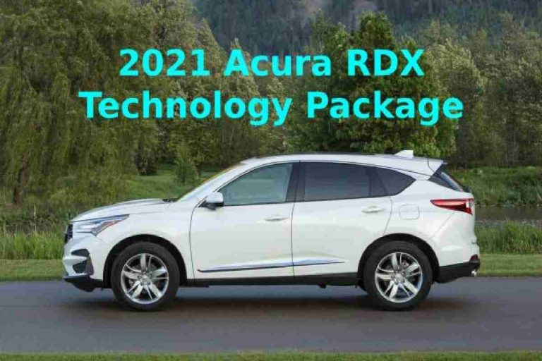 2021 Acura RDX Technology Package – Brief Summary Report